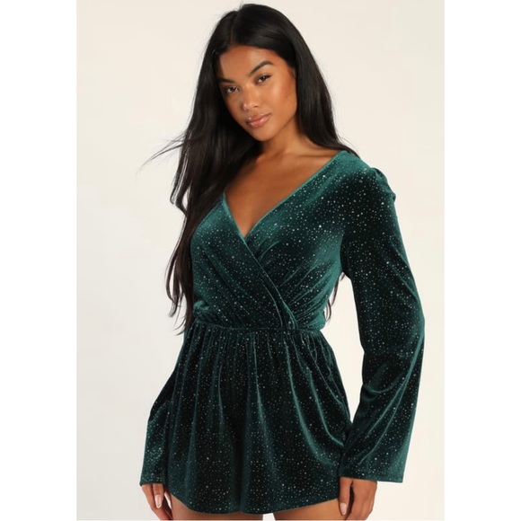 Lulus Pants - LuLu’s green romper